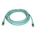 Miniatyrbillede 3 af 3: STARTECH Cat6a STP skærmet krogløst netværkskabel - 10 fod Aqua - Anti-Snag RJ45 Ethernet-kabel - Patch-kabel