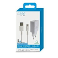 Pikkukuva 1 / 3: MYWAY PACK 12W VERKKALATURI + VALKOINEN USB-A USB-C-kaapeli