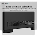 Pikkukuva 5 / 5: Tietokonekotelo ilman virtalähdettä - DEEPCOOL CH370 (Musta) - Mini torni - Micro-ATX-muoto