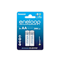 Miniatyrbild 1 av 3: Panasonic eneloop HR06 LR6 (AA) NiMH uppladdningsbart batteri 2000 mAh 1,2 V 2 st.