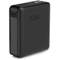 Miniatyrbild 2 av 2: Powerbank Ksix Mini Lithium Polymer 10 000 mAh 10 W USB-A till USB-C-kabel medföljer Simultan Charging Black (Nano, 10 000 mAh) Svart