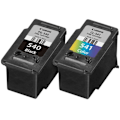Miniatyrbillede 2 af 6: CANON Pakke med 2 blækpatroner PG-540/CL-541 Sort + Farve