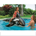 Miniatyrbild 3 av 6: Ride-on Whale - Intex - Stor - 193 x 119 cm - PVC - För barn från 3 år Svart