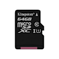 Pikkukuva 2 / 2: Kingston 64 Gt muistikortti - microSDXC UHS-I - Luku nopeus 45 Mt/s