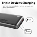 Pikkukuva 3 / 4: TELEFONIA, Power bank, POWER BANK STANDARD, Energizer Ue20055pq Pwbank 20000mah Usb-c PdTekniset tiedotKorkeus2,82 cmLeveys14,55