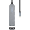 Pikkukuva 2 / 2: AISENS – USB-C-TELAKKA 4 IN 1, USB-C A 1xHDMI, 2xUSB, 1xPD, HARMAA, 15 cm