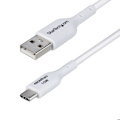 Pikkukuva 1 / 3: USB-latauskaapeli - STARTECH.COM - USB-A:sta USB-C:hen - 2m - 3A - USB 2.0 - Valkoinen