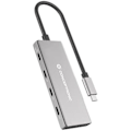 Pikkukuva 2 / 2: USB-keskitin - CONCEPTRONIC - HUBBIES16G - 4 USB-C 3.2 Gen 2 -porttia - 100 W USB PD - Alumiinikotelo