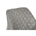 Miniatyrbillede 2 af 6: Mikrofiber loft metal stol DKD Home Decor mörkgrå