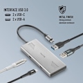 Pikkukuva 3 / 6: USB-hubi - NGS - WONDERDUO-C - 4 porttia (2 USB-C + 2 USB-A) - Aluminium - 5 Gbps