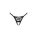 Miniatyrbillede 3 af 4: Obsessiv - Serafia String uden entrejambe - Sort XS/S Svart XS/S