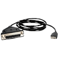 Pikkukuva 1 / 3: USB-DB25-sovitinkaapeli - STARTECH - 1,80 m - USB 2.0 - Tulostin - Musta