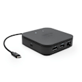 Miniatyrbild 2 av 3: USB-hubb - i-Tec - TB3TRAVELDOCKPD - 3 portar - Ethernet RJ-45 - Svart