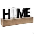 Miniatyrbillede 4 af 5: Fantasilampe - ATMOSPHERA - LED Dekorationsord Hjem - Sort - Rektangulær - Moderne design svart + trä
