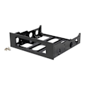 Miniatyrbillede 3 af 3: Adapter Harddisk Support - STARTECH - 3.5" til 5.25" - Sort - Lagerplads - P/N: PEX2EC35
