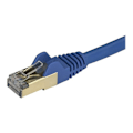 Miniatyrbillede 2 af 4: Afskærmet Cat6a STP netværkskabel uden krog - STARTECH - 50 cm Blå - PoE kompatibel