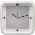 Miniatyrbillede 1 af 4: NeXtime - Bordur - 20 x 20 x 6 cm - Træ - Hvid - 'Square Alarm' Vit