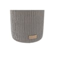Miniatyrbillede 2 af 2: Toiletbørste - DKD Home Decor - Cement og Rustfrit Stål - Grå - Mat Finish - 10x10x36 cm grå