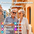 Pikkukuva 3 / 4: Denver Puhelin Seniori Kannettava 4G - Lukitsematon - Isoilla Napeilla - GSM - Bluetooth - Kaksois-SIM - FAS1860L
