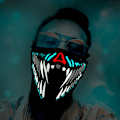 Miniatyrbillede 1 af 3: Monster Led Mask - BigBuy Carnival
