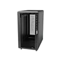 Miniatyrbillede 1 af 3: startch 18u server rack skab - inkluderer hjul nivelleringsfødder sort sort Sort