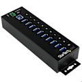 Pikkukuva 1 / 3: USB 3.0 - STARTECH.COM - ST1030USBM - 10 porttia - Ylijännitesuojaus - Metalli