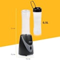 Miniatyrbillede 2 af 2: Blender - TRISTAR - Smoothie Maker - 500ml - Blade i rustfrit stål - 250W Svart