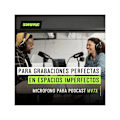 Miniatyrbillede 5 af 6: SHURE MV7X - XLR dynamisk cardio podcast mikrofon