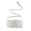 Pikkukuva 1 / 2: Magnettinen USB-C-kaapeli - T NB - 1,5m - Valkoinen - M/M-liitin - Pituus 1,5m