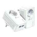Miniatyrbillede 1 af 6: TPLINK AV1000 2P Gigabit Passthrough PW AV1000 2-Port Gigabit Passthrough Powerline Starter Kit