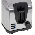 Miniatyrbillede 6 af 6: Brødrister 2 Skiver, 2 Slots, 3 Funktioner, 7 Ristningsniveauer, Rustfrit Stål Adler AD3222 1000W Sølv 02178