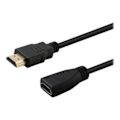 Miniatyrbillede 2 af 3: SAVIO HDMI forlængerkabel 1m CL-132
