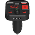 Miniatyrbillede 1 af 2: Transmitter FM Bluetooth Savio TR-15 - Sort - Håndfri funktion - Trådløs teknologi sort