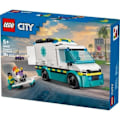 Miniatyrbillede 6 af 6: LEGO City 60451 Emergency Ambulance – Byggelegetøj til drenge fra 5 år og opefter Flerfärgad