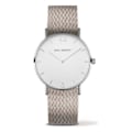 Pikkukuva 1 / 2: Kello - Paul Hewitt - PH-SA-S-ST-W-25S - Ø 39 mm - Kvartsikello - Nailon Grå Silver, Vit