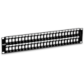 Miniatyrbild 1 av 4: Trendnet TC-KP48 24-portars Keystone Patch Panel - Svart