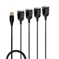 Miniatyrbillede 3 af 3: LINDY USB-kabel USB-A han, 9-polet VGA hanstik 0,94 m sort 42675