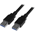 Miniatyrbillede 2 af 2: USB 3.0 A-A hankabel Sort 2 m - EDM - EDM 51265