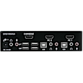 Miniatyrbillede 1 af 3: StarTech.com 2-ports USB HDMI KVM-switch med lyd og USB 2.0-hub (SV231HDMIUA)