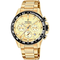Miniatyrbillede 1 af 3: Ur - Festina - Timeless F20634/6 - Kvarts - Rustfrit stål - Guldfarvet urskive Guld