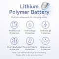 Pikkukuva 6 / 6: Nopea latauskaapeli ulkoiselle akulle, Type-C, Lightning, 5000mAh - Vention (FHWM0) - Harmaa