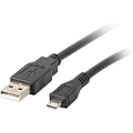 Miniatyrbillede 2 af 2: Lanberg CA de usbm-10cc 0018 de BK USB 2.0 A han-han kabel til USB Micro B han sort 1,8 m