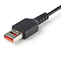 Pikkukuva 2 / 4: Startech USBSCHAC1M USB A - USB C -kaapeli Musta - - - Startech