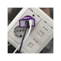 Miniatyrbillede 3 af 3: DUBBEL USB STRØMADAPTOR 2,1A VIOLET APPROX Lila