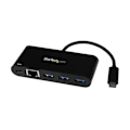 Pikkukuva 2 / 2: USB-C - Gigabit Ethernet - STARTECH - USB 3.0 - 3 USB-A porttia - Power Delivery 2.0 - Musta