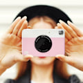 Miniatyrbillede 2 af 5: Instant Print Camera - KODAK - Printomatic - Pink - Zink Sticker Paper 5x7,6cm