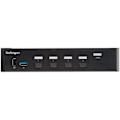 Miniatyrbillede 1 af 3: KVM-switch - Startech - SV431HU34K6 - 4 porte - 4K 60 Hz - USB 3.0 hub