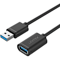 Pikkukuva 1 / 2: UNITEK Y-C459GBK - USB 3.2 Gen 1 - 2m - Musta USB-pidennyskaapeli