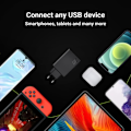Miniatyrbild 3 av 4: Laddare - GC - ChargeSource 3 - 3xUSB - 30W - Snabb laddning Ultra Charge Svart