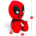 Miniatyrbillede 2 af 2: Plys legetøj - SIMBA - Babypool - 26 cm - Rød/Sort - Baby superhelt MARVEL röd svart